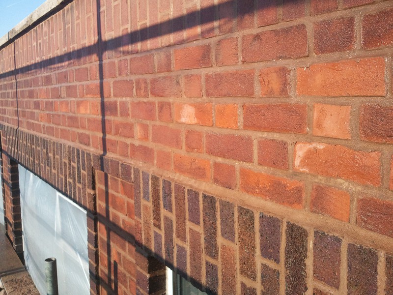 Large scale brickwork repair and pointing