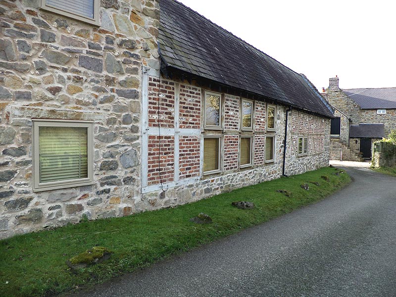 Barn renovation exterior brickwork